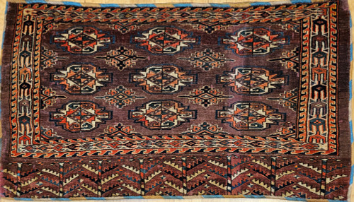 Antique Turkmen Yomut Chuval Bag | Textile