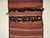19th Century Turkmen Saddlebag in Tekke Stripe Pattern in Dark Red, Ivory, Brown, Black 1880, The Persian Knot, SKU 1880
