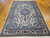 Vintage Tabriz Design Rug 6x8 | Medallion Cream | In-Room View 8
