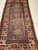 19th Century Caucasian Kazak Area Rug in Geometric Pattern in French Blue, Ivory, and Terracotta, The Persian Knot, SKU 1883