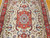 Vintage Fine Weave Persian Tabriz with Silk in Floral Design in Ivory and Salmon 1893, 5’ 1” x 6’ 10”, 4th Quarter of the 1900s, The Persian Knot, SKU 1893
