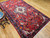 Vintage Persian Hamadan Gallery Rug with Animal Designs in Bright Red Color 
1901, 5’ 7” x 10’ 4”, 3rd Quarter of the 1900s, The Persian Knot, SKU 1901