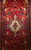 Vintage Persian Hamadan Gallery Rug with Animal Designs in Bright Red Color 
1901, 5’ 7” x 10’ 4”, 3rd Quarter of the 1900s, The Persian Knot