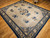 Vintage “Near Square Size" Chinese Peking Rug with Good Fortune Symbols,  @thepersianknot  , SKU 1898