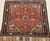 Early 20th Century Persian Malayer Tribal Bagface Used as Nomadic Wall Art 1918, 2’ 7” x 2’ 8”, 1st Quarter of the 1900s, NW Persia, The Persian Knot