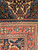 Early 1900s Persian Bibikabad in Herati Pattern in Rust Red, French Blue, Green, The Persian Knot, SKU 1910