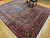 Antique Persian Bibikabad Rug | Herati Red Blue Medallion | In-Room View 7