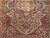 Mid 19th Century Persian Kerman Lavar Rug in Floral Design in Pale Yellow, Red, French Blue, The Persian Knot, SKU 1913