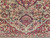 Mid 19th Century Persian Kerman Lavar Rug in Floral Design in Pale Yellow, Red, French Blue, The Persian Knot, SKU 1913