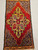 Vintage Anatolian Prayer Rug | Red Yellow Purple | In-Room View