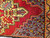 Vintage Anatolian Prayer Rug | Red Yellow Purple | Lower Section Detail