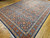 Vintage Persian Tabriz Room Size Rug in Allover Afshan Pattern in Navy Blue, Red 1920, The Persian Knot, SKU 1920