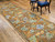 Antique French Needlepoint Runner 4x15 | Tree of Life | In-Room View 6
