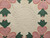 19th Century American Applique Quilt in Hearts and Tulips Pattern in Ivory, Pink, and Green, The Persian Knot, SKU 1973