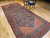 Vintage Persian Malayer Gallery Rug in Allover Herati Pattern in Navy Blue, and Red, The Persian Knot, SKU 1969