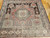 Vintage Turkish Oushak Rug 6x7 | Near Square Mamluk | Full View on Floor