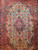 Antique Persian Kashan | Rare Turquoise Field | Center Section Detail