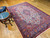 Antique Persian Kashan | Rare Turquoise Field | In-Room View 8