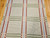 Vintage American Flatwoven Runner 4x24 | Reversible | Center Section Detail