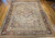 Antique Indian Agra Rug 12x14 | Pale Purple Gold 19th Century | Full View on Floor