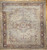 Antique Indian Agra Rug 12x14 | Pale Purple Gold 19th Century