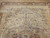 Antique Indian Agra Rug 12x14 | Pale Purple Gold 19th Century | Center Section Detail