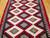 Vintage Native American Navajo Rug in Eye Dazzler Pattern in Red, Ivory, Gray, Black Circa the Mid 1900s, The Persian Knot, SKU 1940