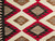 Vintage Native American Navajo Rug in Eye Dazzler Pattern in Red, Ivory, Gray, Black Circa the Mid 1900s, The Persian Knot, SKU 1940