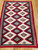 Vintage Native American Navajo Rug in Eye Dazzler Pattern in Red, Ivory, Gray, Black Circa the Mid 1900s, The Persian Knot, SKU 1940