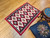 Vintage Native American Navajo Rug in Eye Dazzler Pattern in Red, Ivory, Gray, Black Circa the Mid 1900s, The Persian Knot, SKU 1940