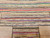 Vintage American Hooked Rug | Stripe Pattern | Border Detail