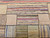 Vintage American Hooked Rug | Stripe Pattern | In-Room View