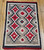 Native American Navajo Rug in Eye Dazzler Pattern in Ivory, Red, Black , The Persian  Knot, SKU 2004