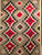 Native American Navajo Rug in Eye Dazzler Pattern in Ivory, Red, Black , The Persian  Knot, SKU 2004