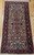 Vintage Persian Ivory Sarouk Rug 2x4 | Rare Field | Full View on Floor