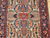 Vintage Persian Ivory Sarouk Rug 2x4 | Rare Field | Center Field Close-Up