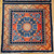 Vintage Tibetan Area Rug/Runner with Lotus Flowers and Cloud Symbols in Navy, Yellow, French Blue, Red, The Persian Knot, SKU 1996