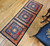 Vintage Tibetan Area Rug/Runner with Lotus Flowers and Cloud Symbols in Navy, Yellow, French Blue, Red, The Persian Knot, SKU 1996