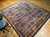 Vintage Kerman Style Room Size Rug in Navy, Burgundy, Ivory, Gold, Green,  @thepersianknot  , SKU 5002