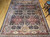 Vintage Kerman Style Rug 8x10 | Navy Field | In-Room View 5