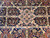 Vintage Kerman Style Rug 8x10 | Navy Field | In-Room View