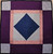 19th Century American Amish Crib Quilt in Pink, Ivory, Blue, Burgundy,  @thepersianknot  , SKU 2011