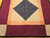 19th Century American Amish Crib Quilt in Pink, Ivory, Blue, Burgundy,  @thepersianknot  , SKU 2011