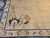 Antique Chinese Peking Rug 12x14 | Wheat Ningxia Style | Border Detail