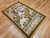 American Hand Hooked Tapestry of Forest Scene in Green, Yellow, Brown,  @thepersianknot  , SKU 2030