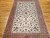 Vintage Persian Tabriz Rug 7x10 | Ivory Floral | Center Section Detail