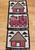 Vintage African Woven Table Runner or Wall Art in Cream, Red, Brown, Black @thepersianknot  , SKU 2051