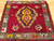 Early 20th Century Square Size Turkish Oushak in Red, Chartreuse, Brown,  @thepersianknot  , SKU 2056