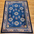 Vintage Art Deco Chinese Rug in French Blue, Ivory, Navy, Gold,  @thepersianknot  , SKU 2058