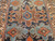 19th Century Persian Malayer in Geometric Pattern in Turquoise, Ivory,  Brown, Brick-Red, @thepersianknot  , SKU 2061